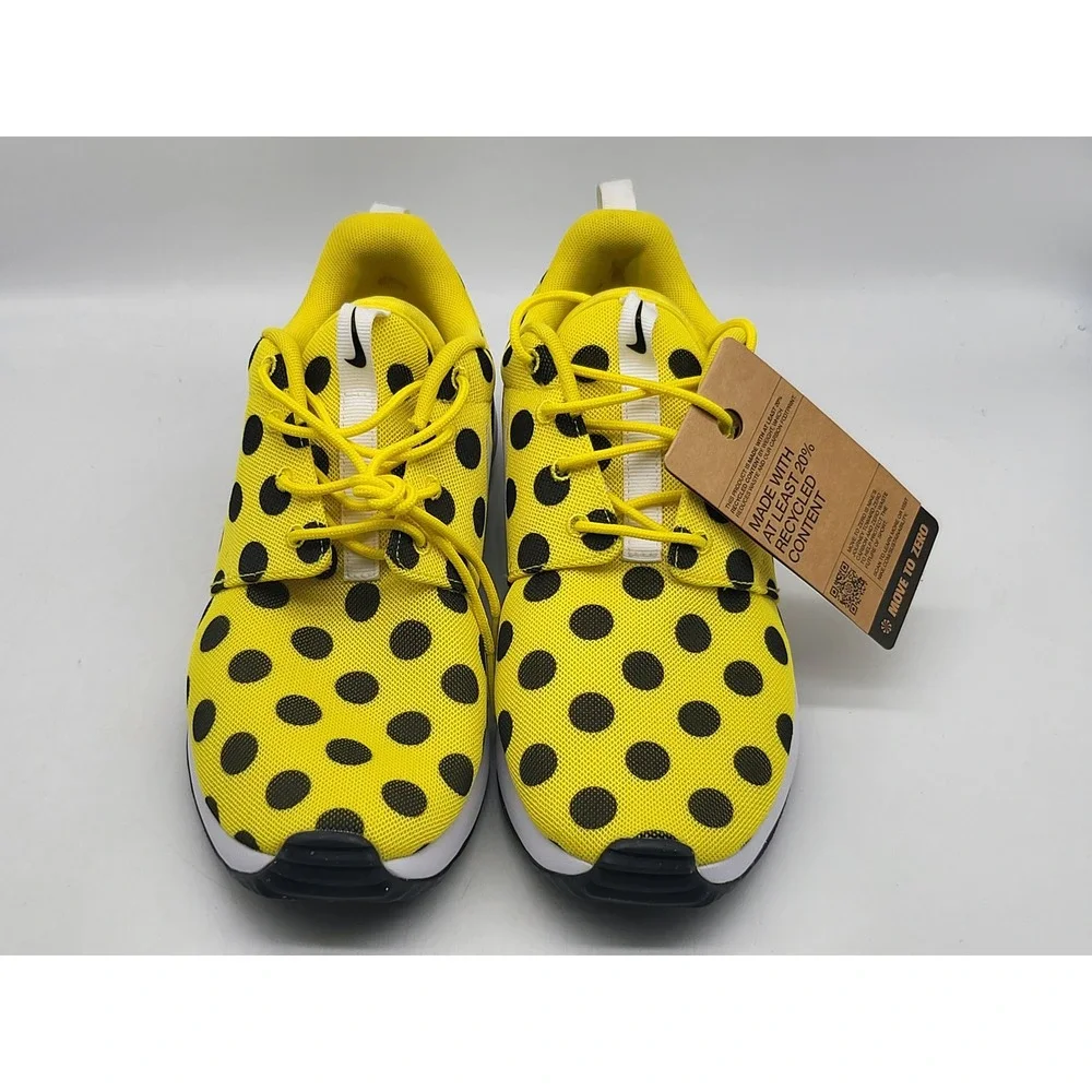 Nike Roshe Golf Next Nature Shoes Yellow Black Polka Dot FD2599 700 Size 6 - Picture 2 of 10